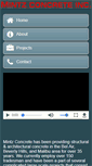 Mobile Screenshot of mintzconcrete.com